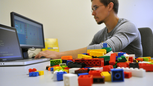 WVU student creates digital building