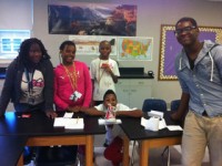 Students at Brittany Woods Middle School