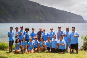 Institute scholars at Kalaupapa National Historic Park